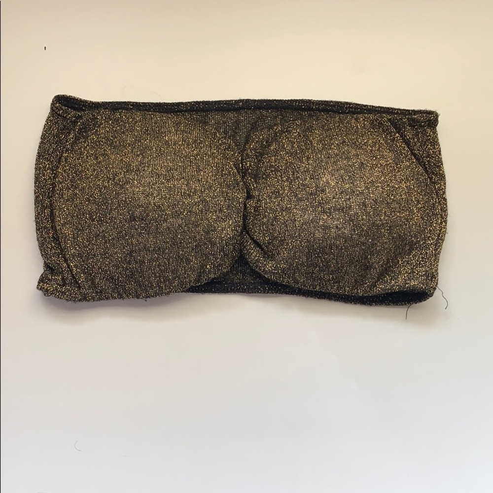 Gold shimmer bandeau